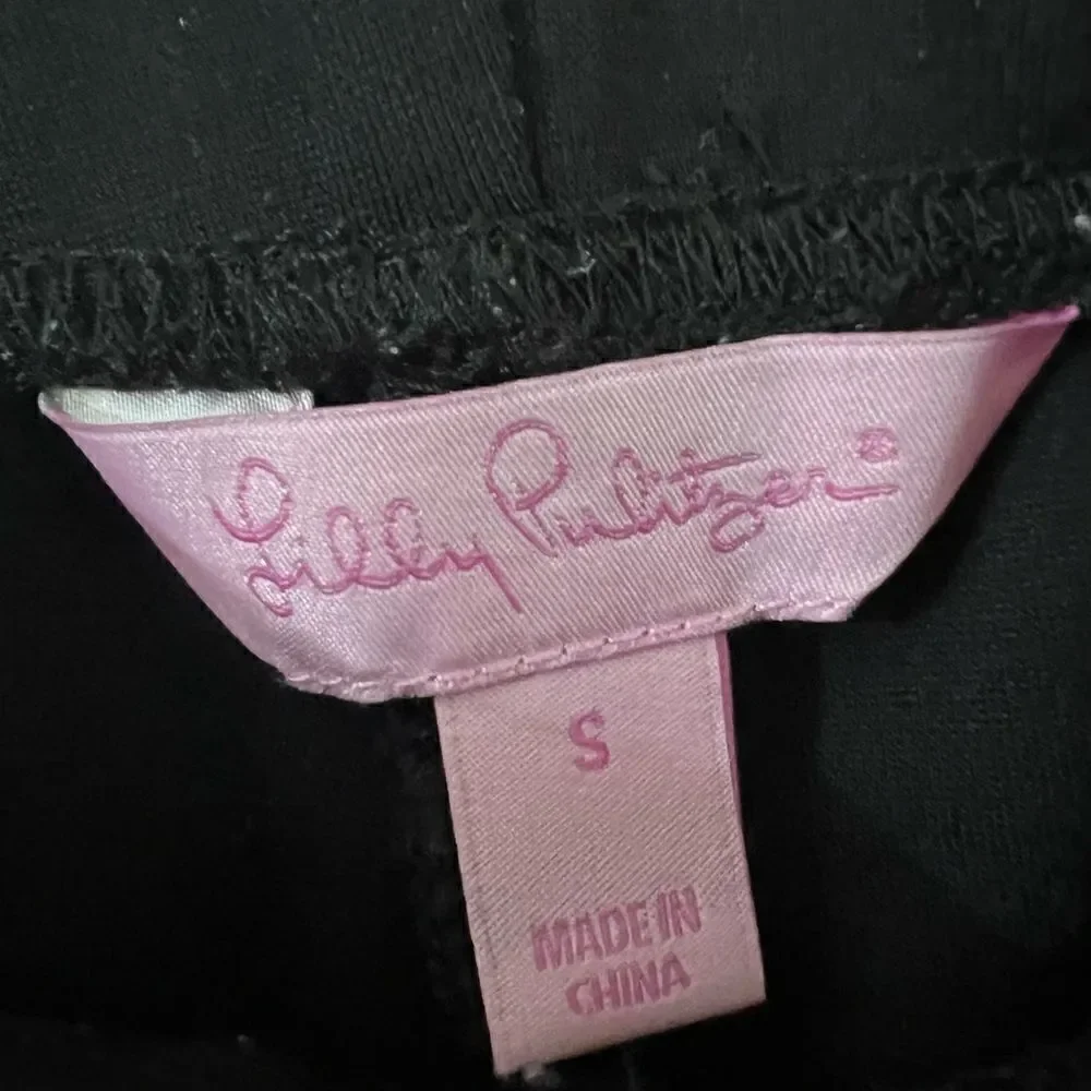 Lilly Pulitzer Women’s Nira Black Travel Pants Size Small